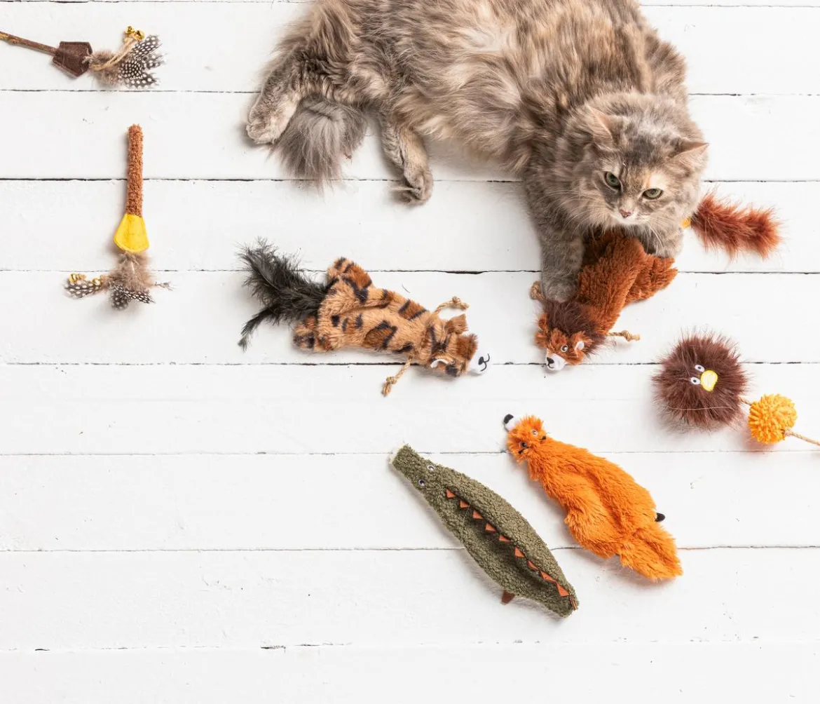 Dehner Lieblinge Katzenspielzeugm Little Leopard, ca. B16,5/H29 cm