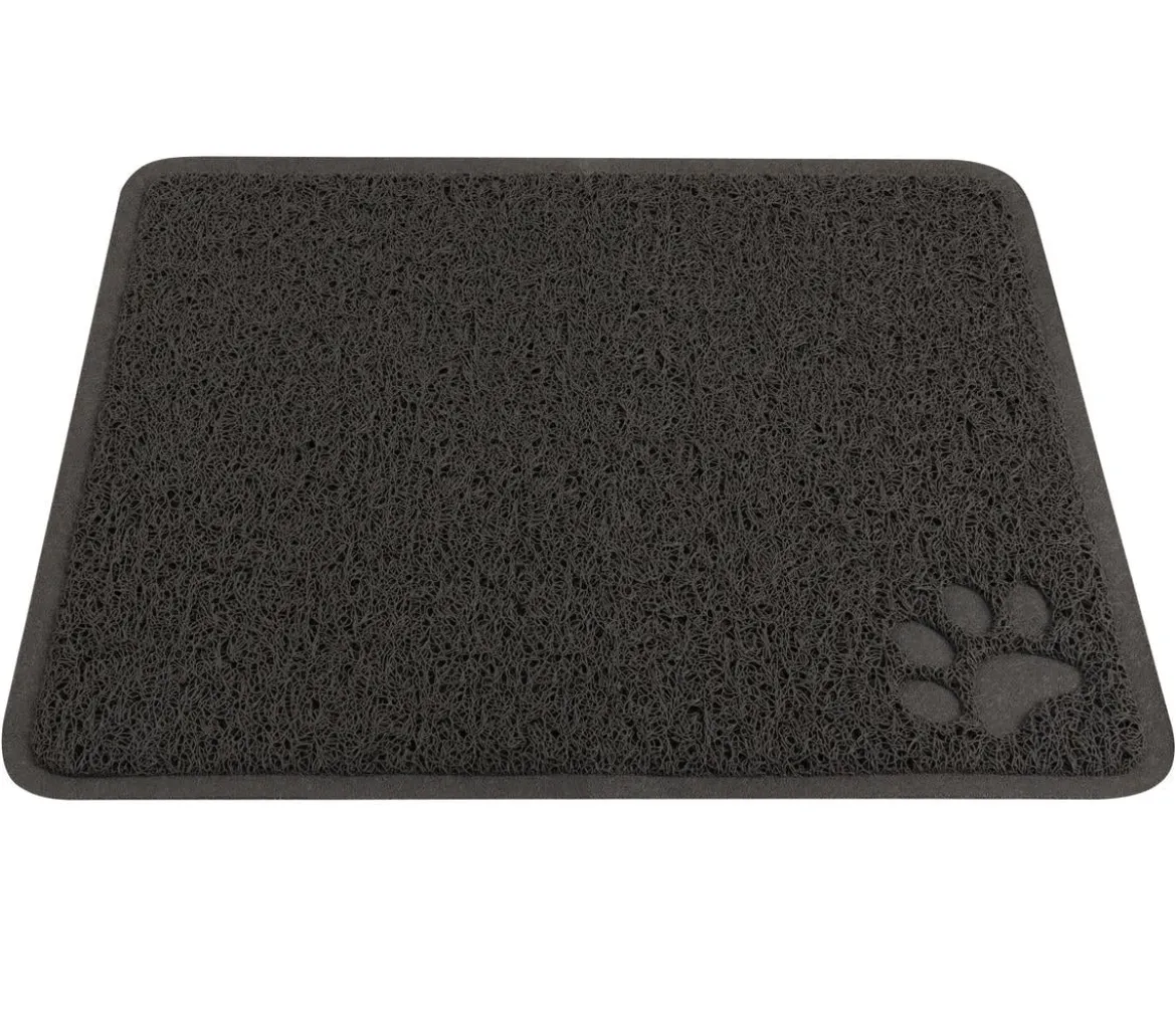 Dehner Lieblinge Katzentoilettenvorleger Alonso, grau, ca. B45/H37 cm