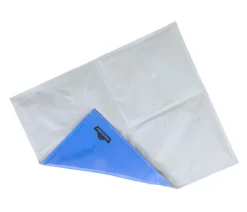 Dehner Lieblinge Kühlmatte Refresh, rechteckig, blau/grau