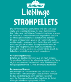Dehner Lieblinge Kleintierstreu Strohpellets für Nager & Kleintiere