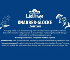 Dehner Lieblinge Knabber-Glocke Löwenzahn, 120 g