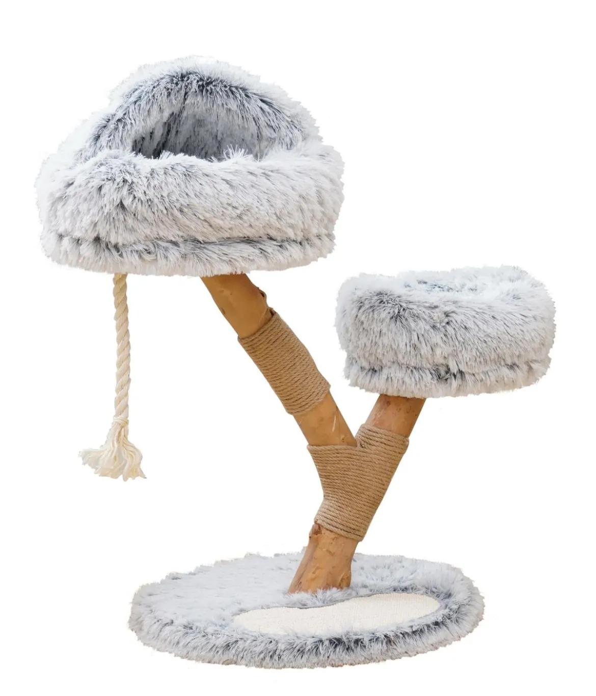 Dehner Lieblinge Kratzbaum Berlioz, hellgrau, ca. B49/H83/T49 cm