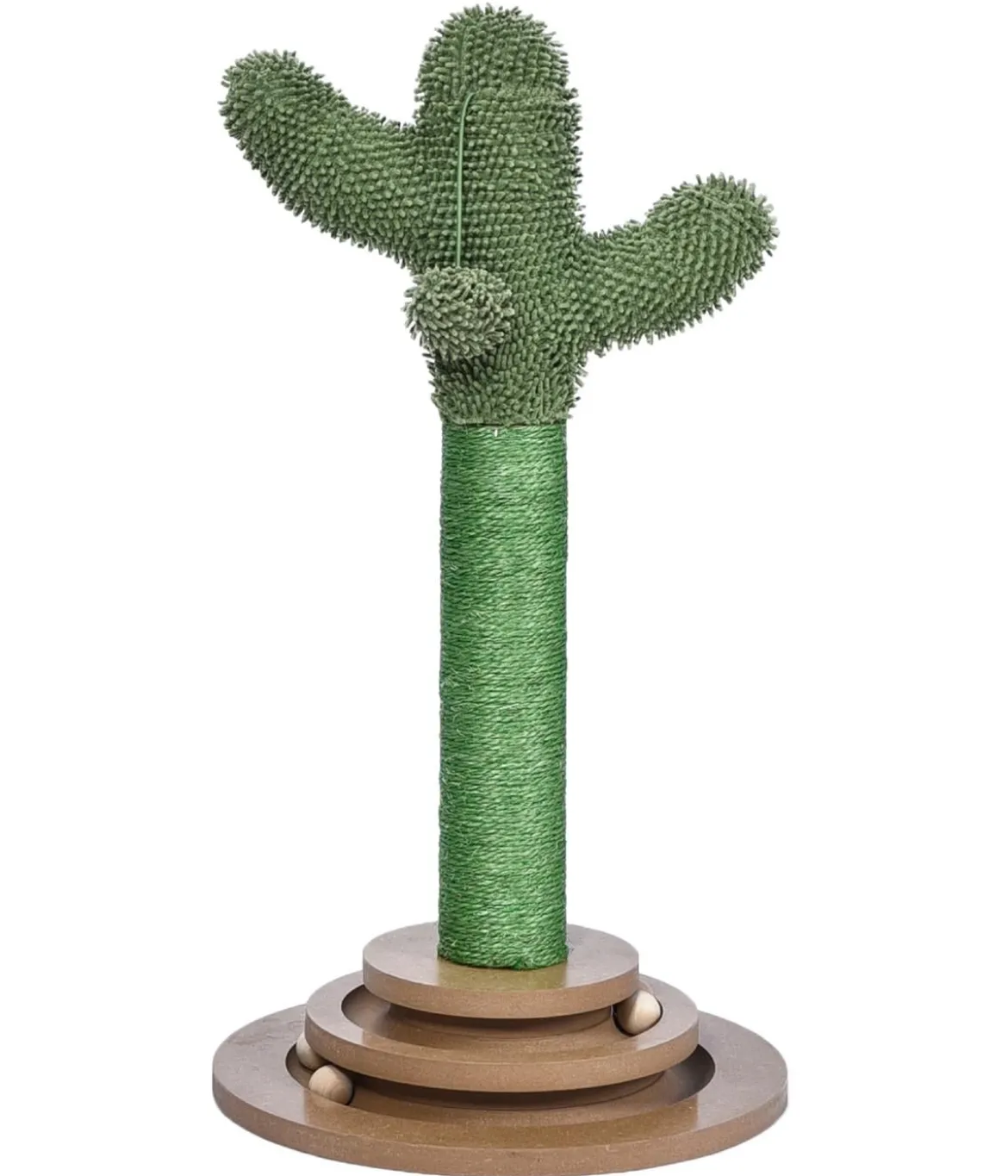 Dehner Lieblinge Kratzbaum Cactus, grün, ca. Ø32/H60 cm