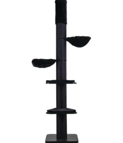 Dehner Lieblinge Kratzbaum Isis, schwarz, ca. B60/H240-260/T60 cm
