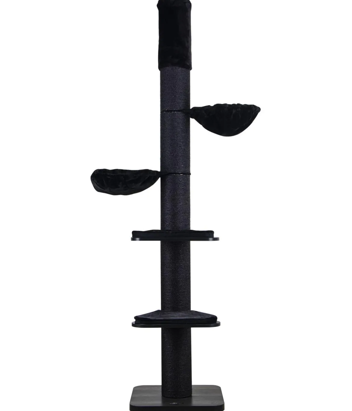 Dehner Lieblinge Kratzbaum Isis, schwarz, ca. B60/H240-260/T60 cm