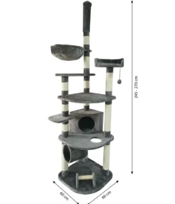 Dehner Lieblinge Kratzbaum Tabby, ca. B60/H245-270/T60 cm
