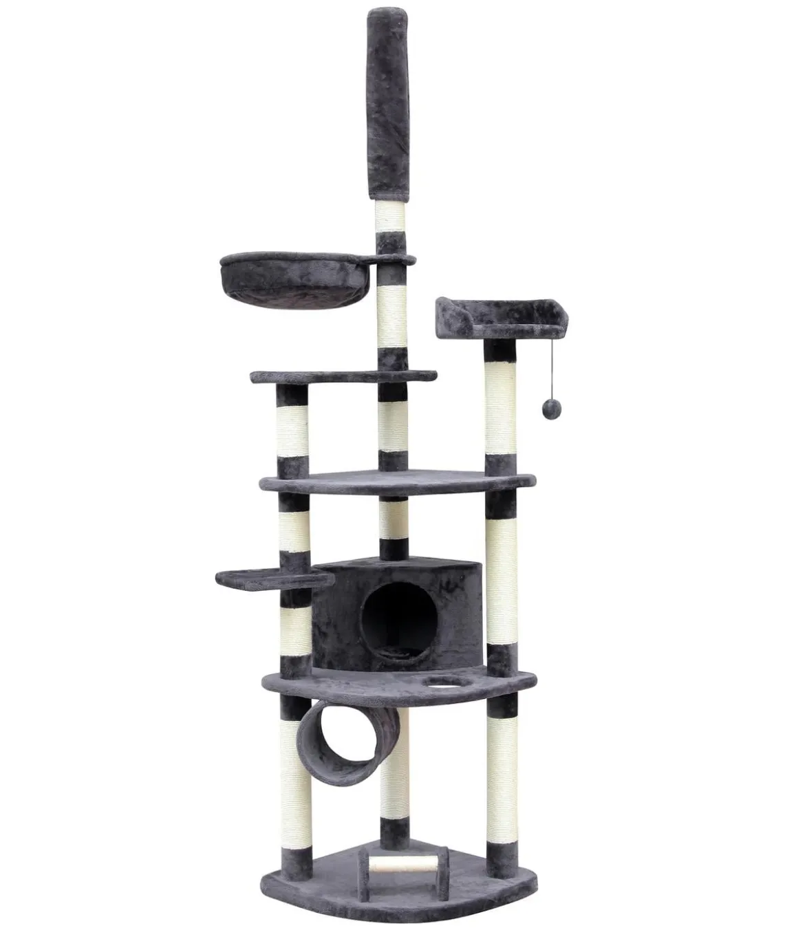 Dehner Lieblinge Kratzbaum Tabby, ca. B60/H245-270/T60 cm