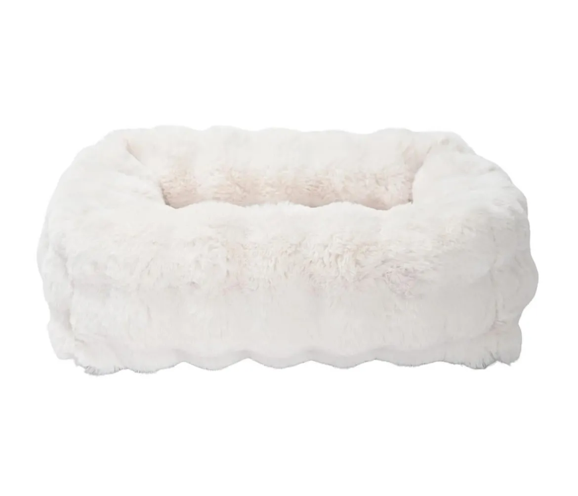 Dehner Lieblinge Kuschelbett Vancouver, weiß, rechteckig