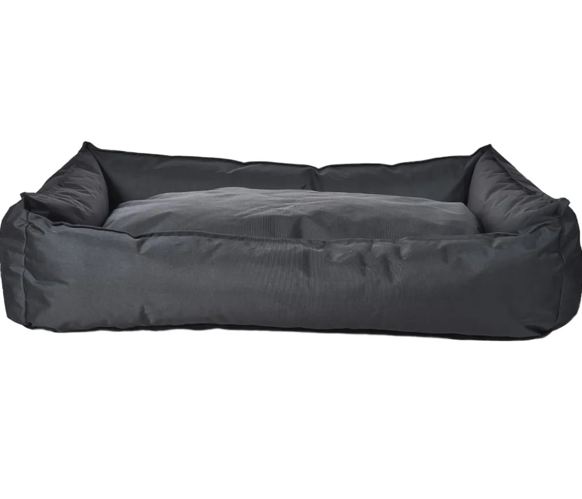Dehner Lieblinge Kuschelbett Woof, rechteckig, grau