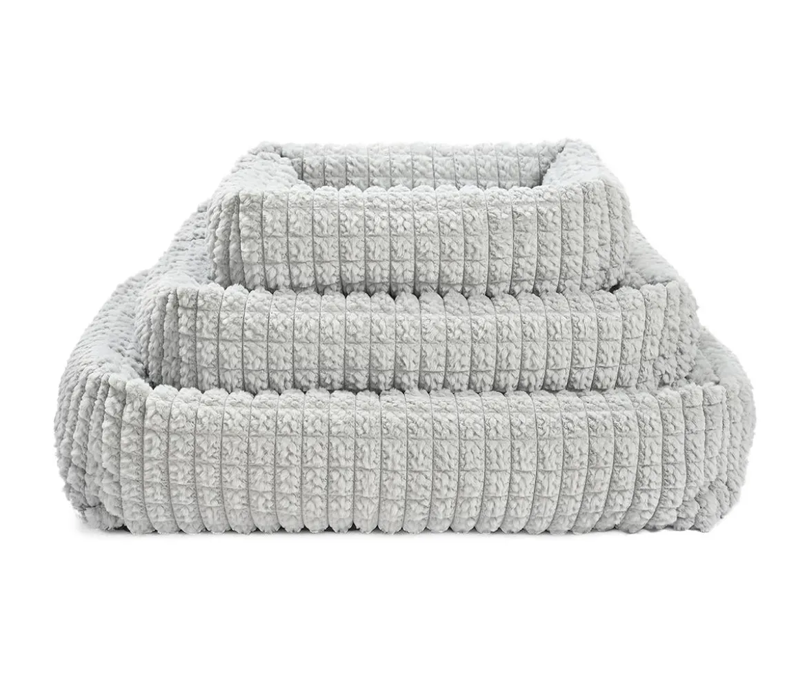 Dehner Lieblinge Kuschelbett Alaska, rechteckig, grau