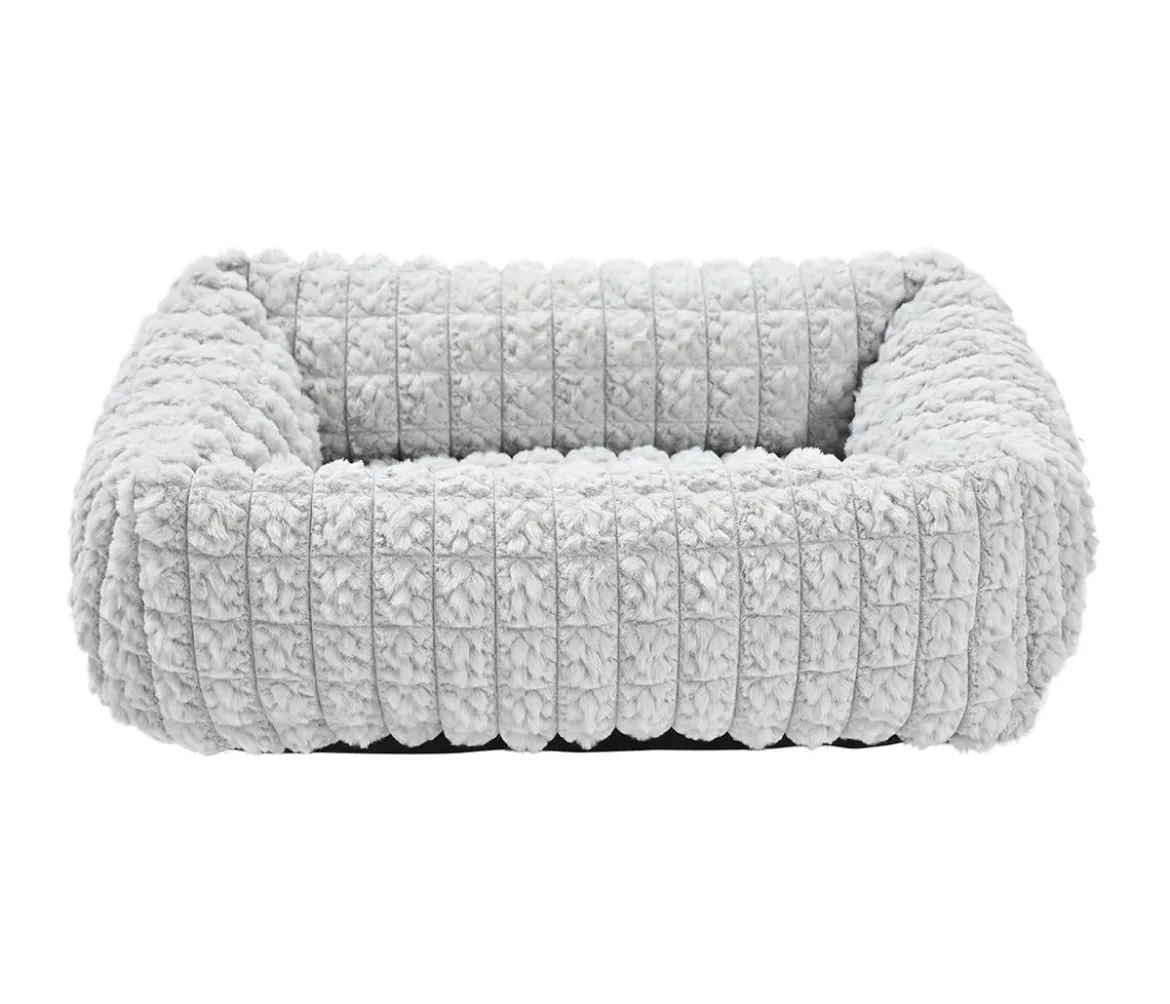 Dehner Lieblinge Kuschelbett Alaska, rechteckig, grau