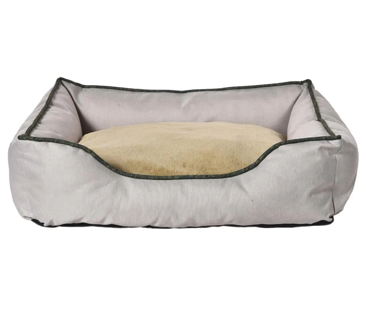 Dehner Lieblinge Kuschelbett Beanie, rechteckig, beige