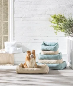 Dehner Lieblinge Kuschelbett Kito, rechteckig, grau