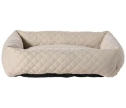 Dehner Lieblinge Kuschelbett Kenzie, rechteckig, beige