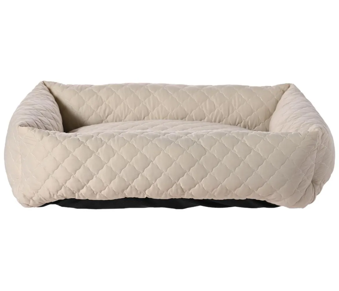 Dehner Lieblinge Kuschelbett Kenzie, rechteckig, beige