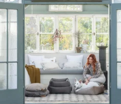 Dehner Lieblinge Kuschelbett Sleek, rechteckig