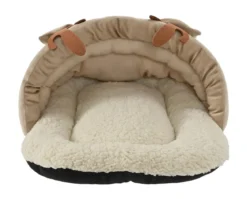 Dehner Lieblinge Kuschelbett Dasher, oval, ca. B56/H28/T39 cm
