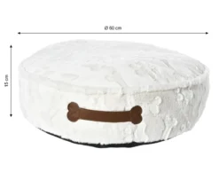 Dehner Lieblinge Kuschelkissen Flynn, rund, ca. Ø60/H15 cm