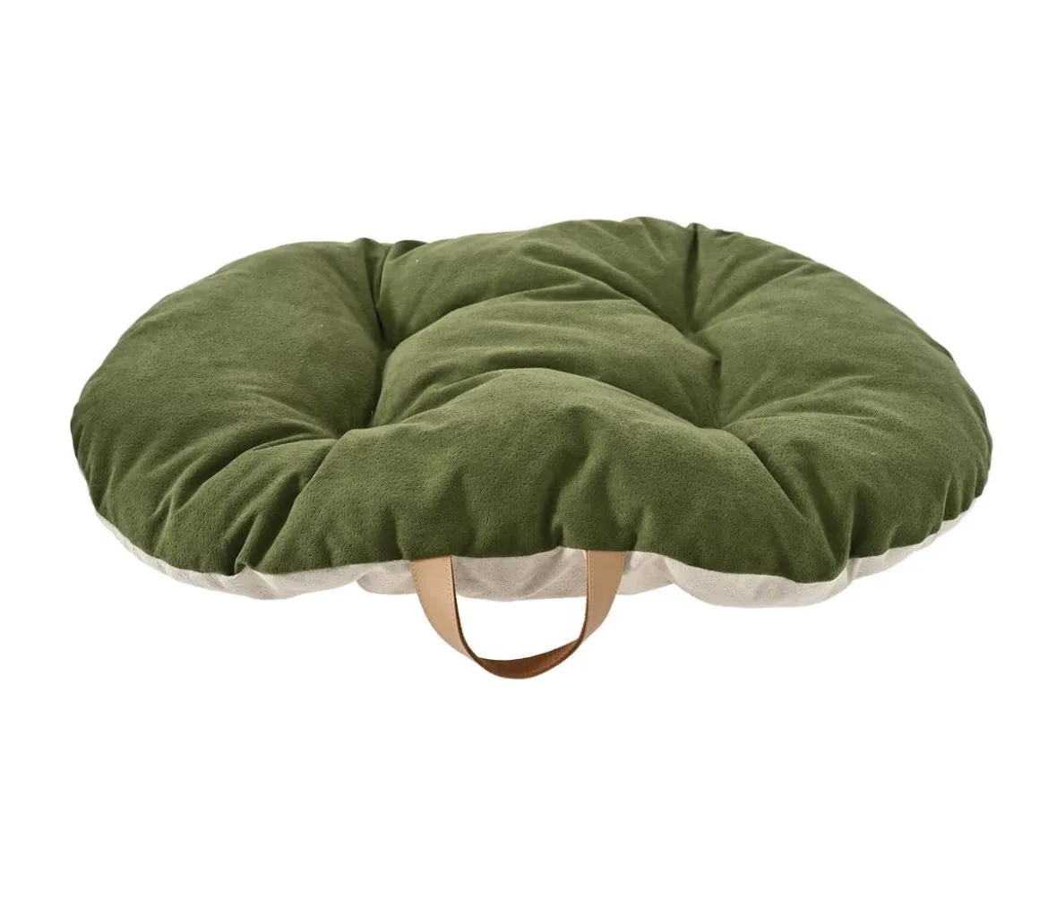 Dehner Lieblinge Kuschelkissen Indiana, oval, grün