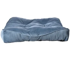 Dehner Lieblinge Kuschelkissen Rokoko, rechteckig, petrol