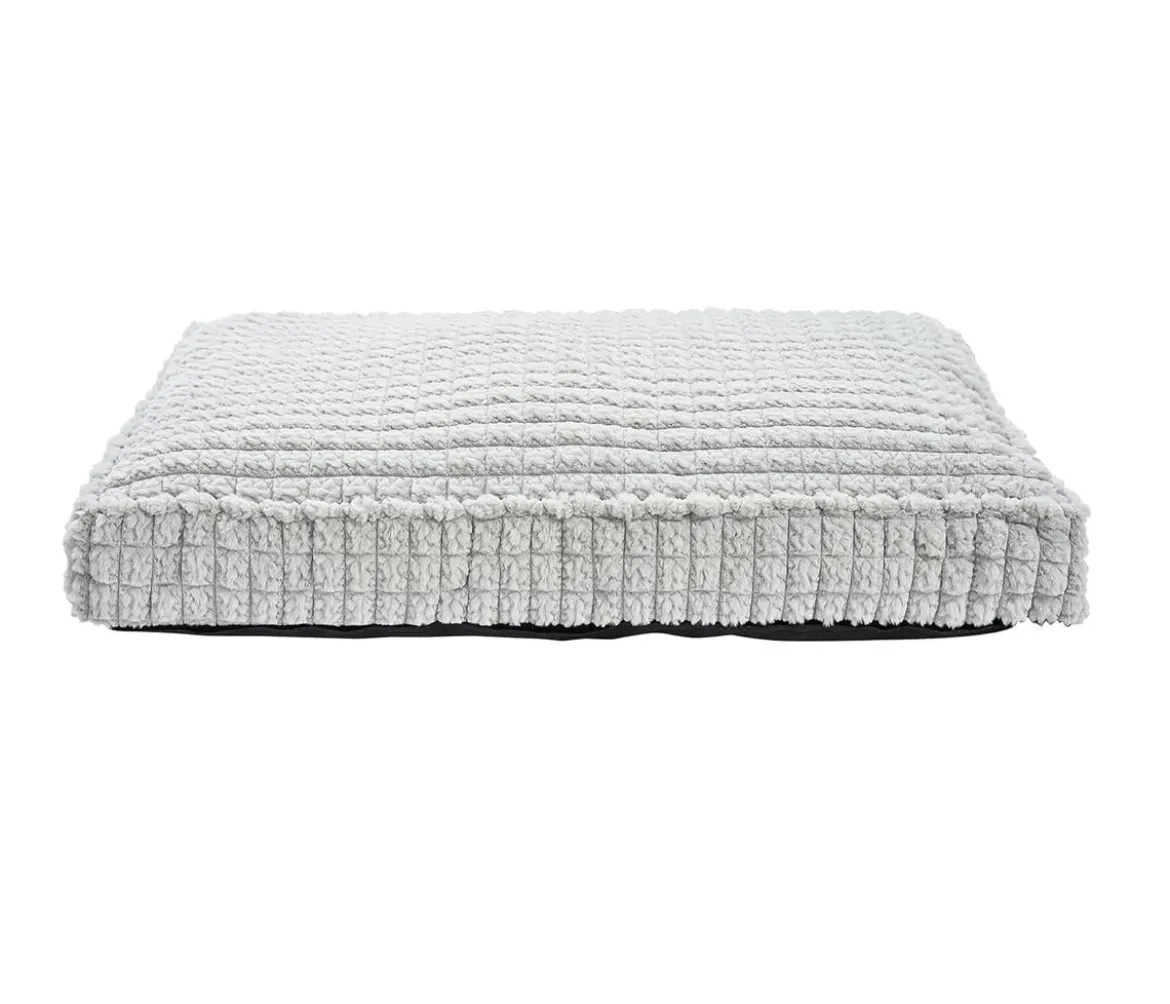 Dehner Lieblinge Kuschelkissen Alaska, rechteckig, grau