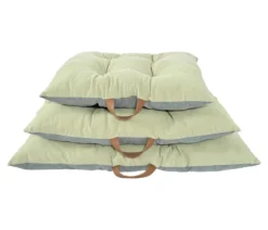 Dehner Lieblinge Kuschelkissen Pitch, rechteckig, grün