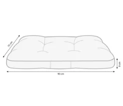 Dehner Lieblinge Kuschelkissen Pitch, rechteckig, grün