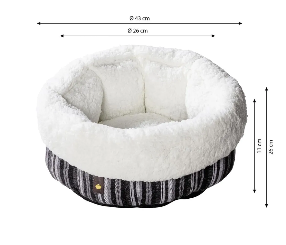 Dehner Lieblinge Kuschelnest Alva, rund, ca. Ø43/H26-32 cm
