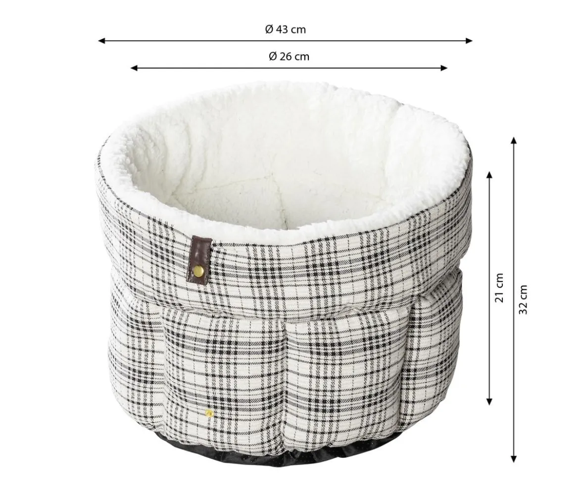 Dehner Lieblinge Kuschelnest Hilma, rund, ca. Ø43/H26-32 cm