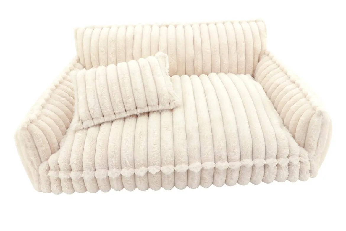 Dehner Lieblinge Kuschelsofa Arctica, rechteckig, beige, ca. B100/H40/T67 cm