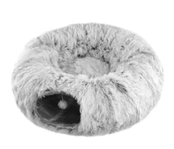 Dehner Lieblinge Kuscheltunnel 2 in 1 Gamble & Relax, ca. Ø85/H25 cm