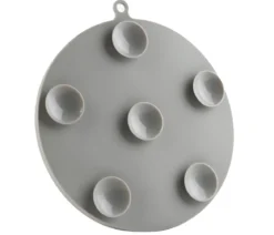 Dehner Lieblinge Leckmatte Jack, grau, ca. Ø18/H1,6 cm