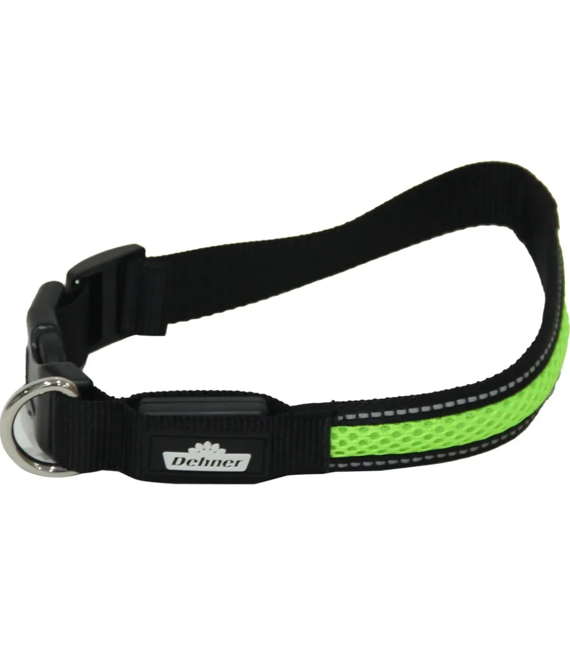 Dehner Lieblinge LED-Hundehalsband Flash Collar, grün
