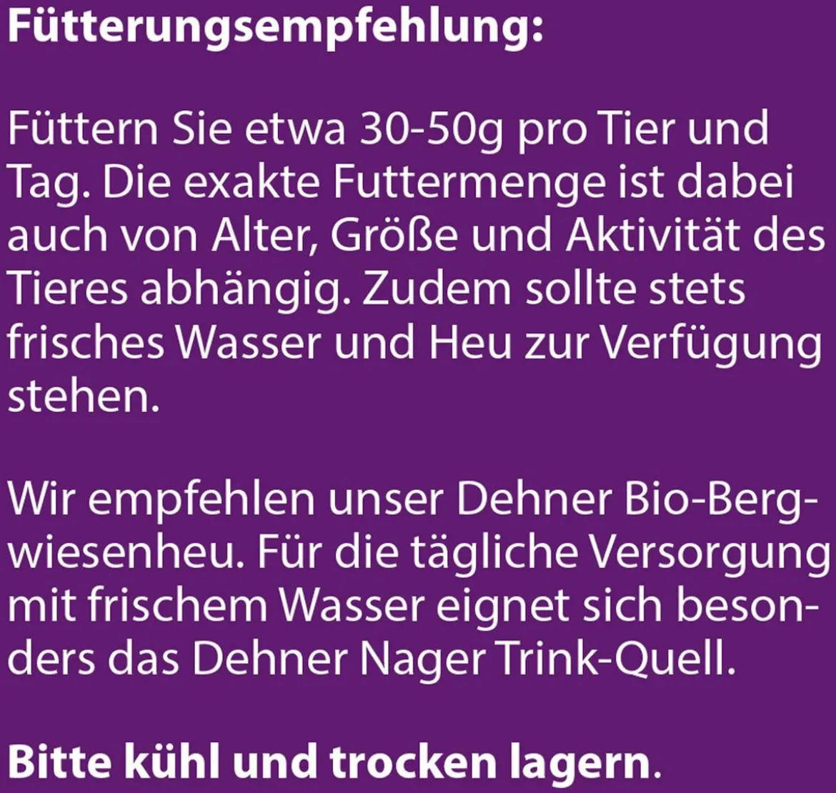 Dehner Lieblinge Meerschweinchen-Futter