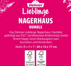 Dehner Lieblinge Nagerhaus Humble, ca. B20/H10/T17 cm