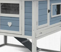 Dehner Lieblinge Nagerheim Castel, hellblau, ca. B106/H108/T103 cm