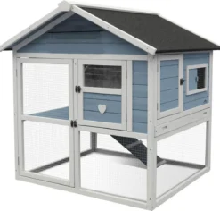 Dehner Lieblinge Nagerheim Castel, hellblau, ca. B106/H108/T103 cm