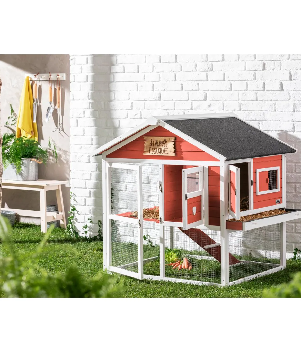 Dehner Lieblinge Nagerheim Castel, apricot, ca. B106/H108/T103 cm
