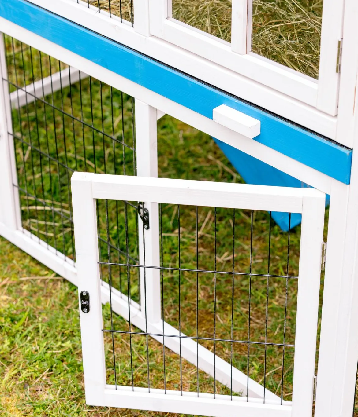 Dehner Lieblinge Nagerheim Palazzo, blau, ca. B145/H121/T72 cm