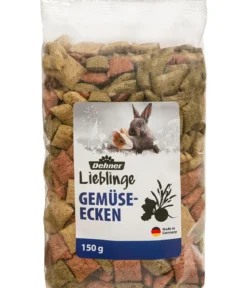Dehner Lieblinge Nagersnack Gemüse-Ecken, 150 g