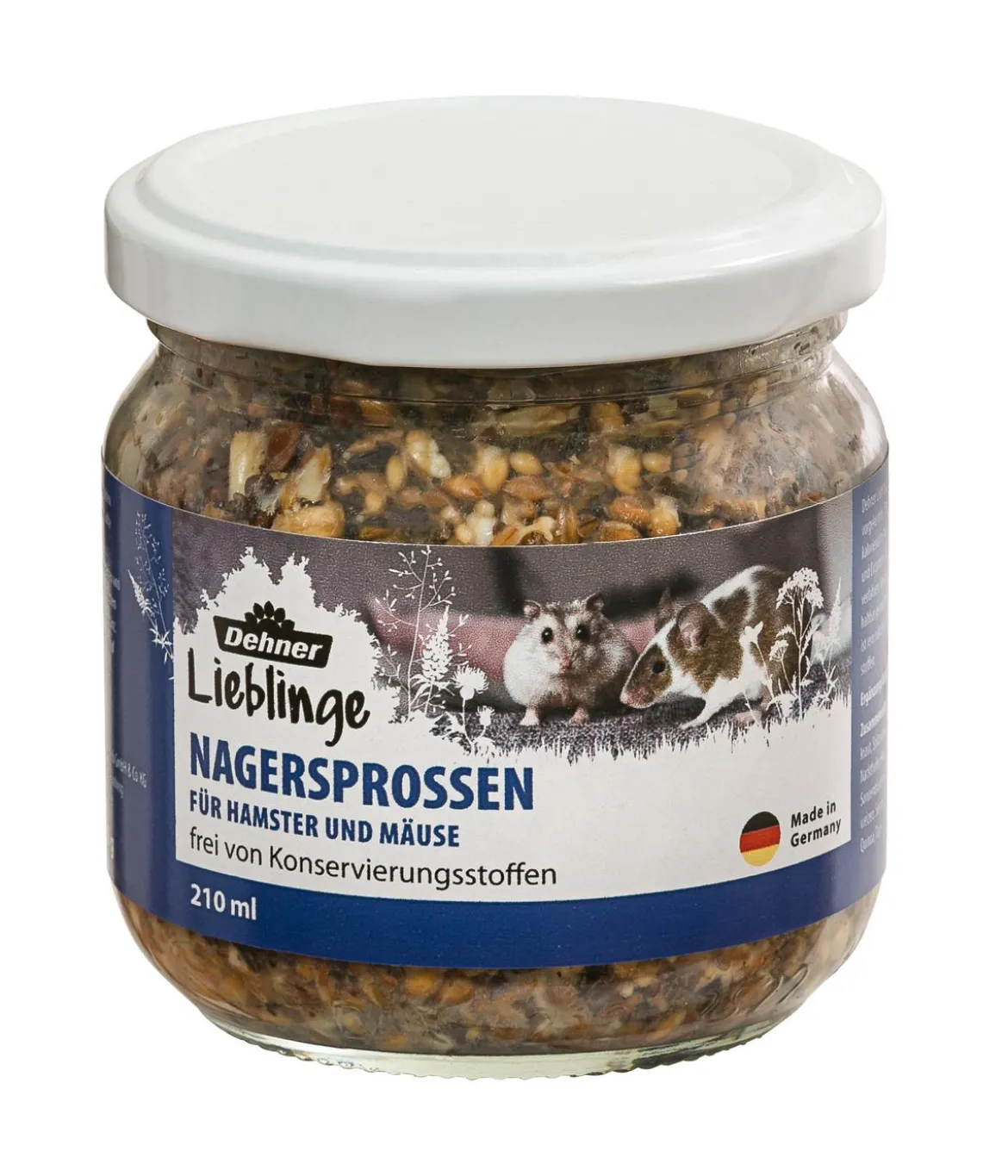 Dehner Lieblinge Nagersprossen für Hamster & Mäuse, 210 ml
