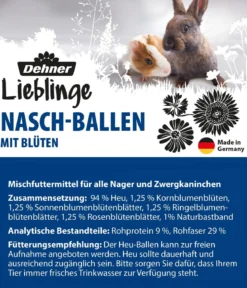 Dehner Lieblinge Nasch-Ballen mit Blüten, 500 g