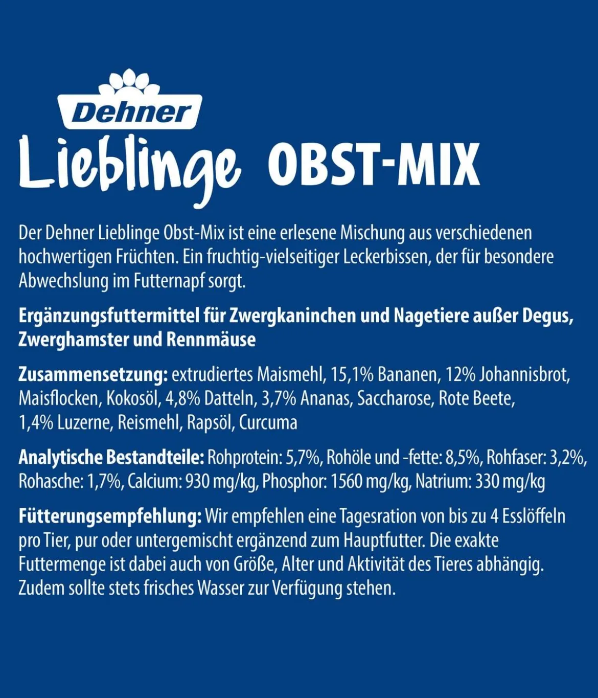 Dehner Lieblinge Obst-Mix, 200 g