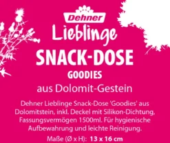 Dehner Lieblinge Snack-Dose Goodies, ca. Ø13/H16 cm