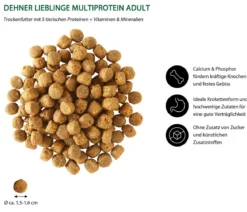 Dehner Lieblinge Trockenfutter für Hunde Multiprotein Adult