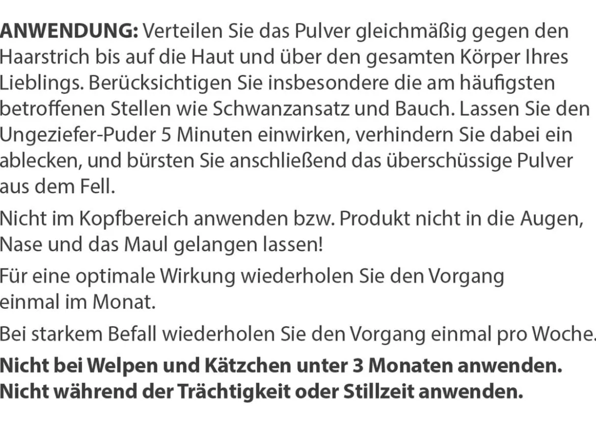 Dehner Lieblinge Ungeziefer-Puder, 150 g