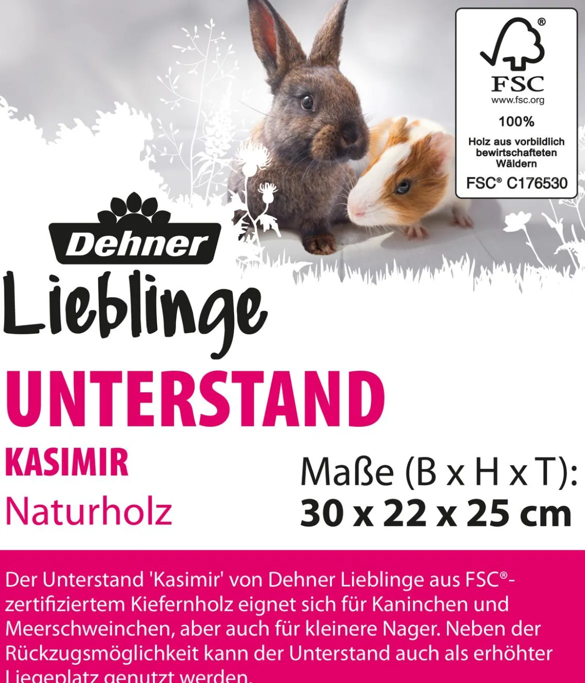 Dehner Lieblinge Unterstand Kasimir, ca. B30/H22/T25 cm