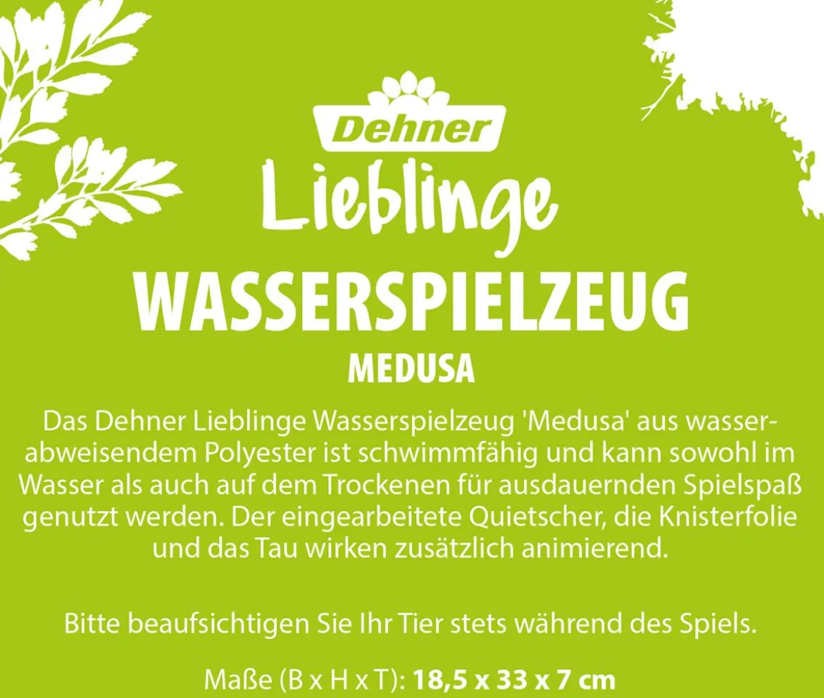 Dehner Lieblinge Wasserspielzeug Medusa, ca. B18,5/H33/T7 cm
