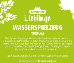 Dehner Lieblinge Wasserspielzeug Tortuga, ca. B20,5/H8/T23 cm