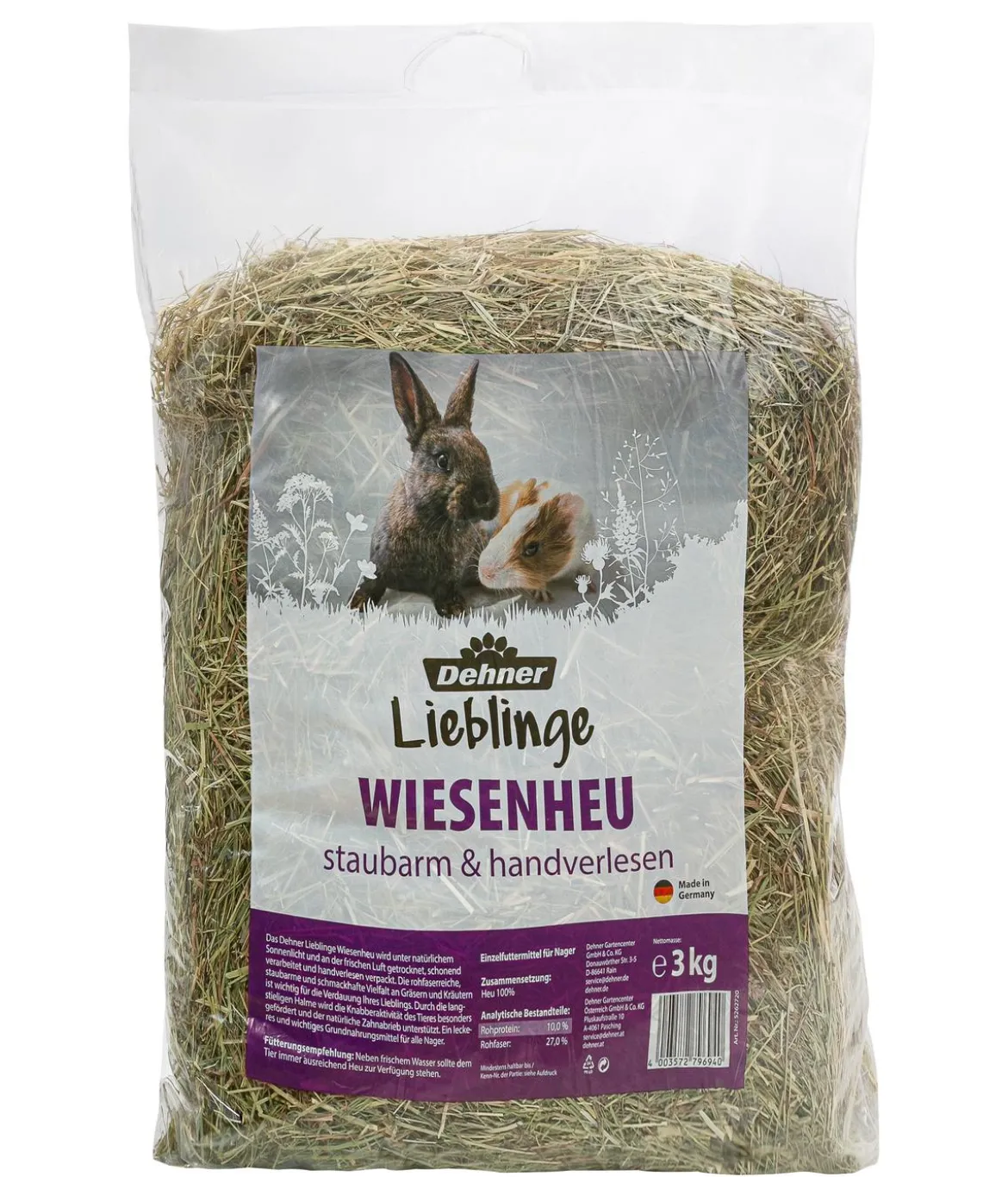 Dehner Lieblinge Wiesenheu, 3 kg